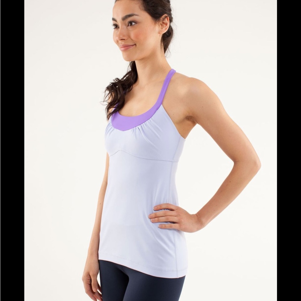 Lululemon Scoop Me Up Purple Tank Size 4